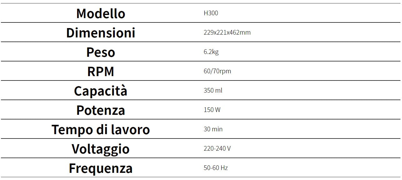 Hurom H300 – Estrattore di Succo