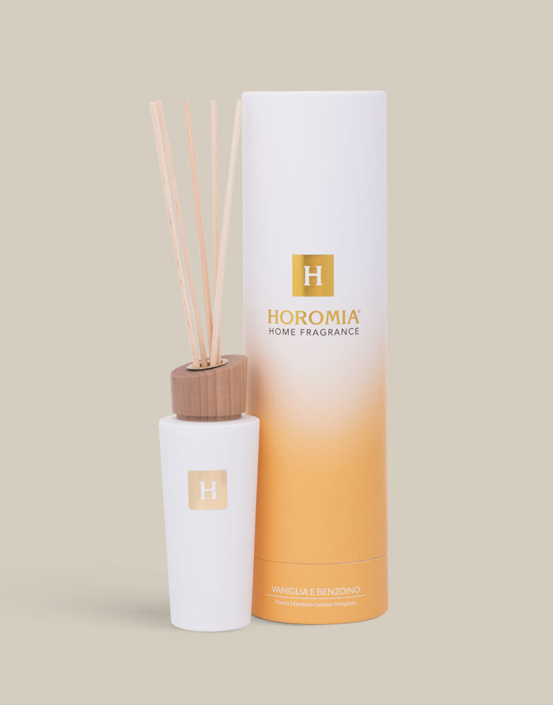 Diffusore a Bastoncini Vaniglia e benzoino 200ml