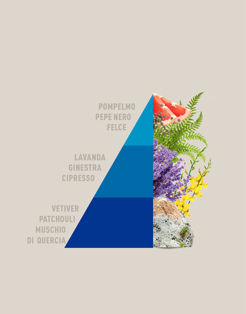 Candela Profumata Fiori blu 350g