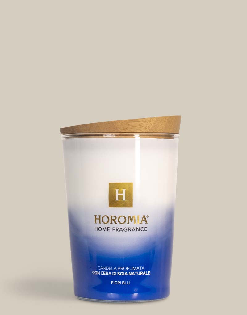 Candela Profumata Fiori blu 350g
