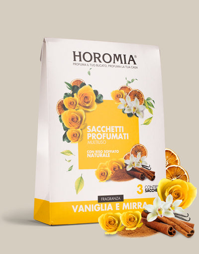 Sacchetti Profumati Multiuso Vaniglia e Mirra