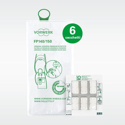 6 Filtrello Premium FP140/150 + 6 Dovina
