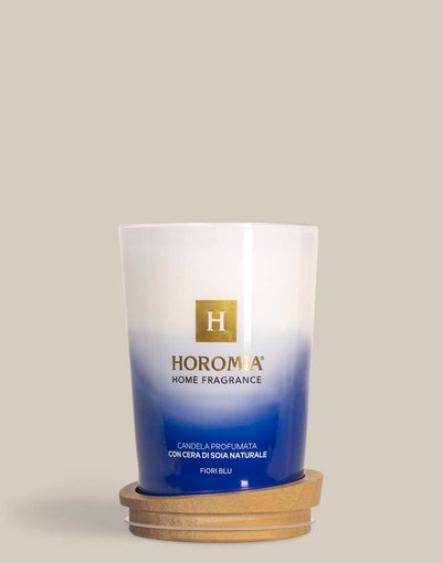 Candela Profumata Fiori blu 350g